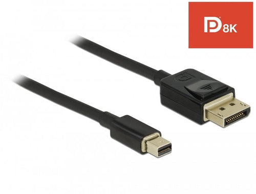 Delock Cable Mini DisplayPort 1.4 Male DisplayPort Male 2,0M — image 1