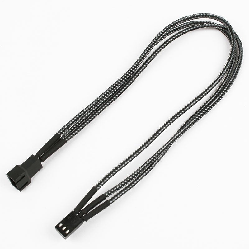 Nanoxia Cable Extensión 3 Pines, 30CM, Sencillo, Black