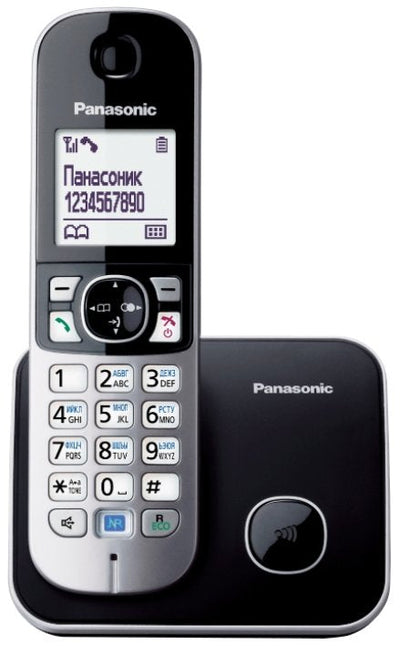 Panasonic KX-TG6811 Phone Dect Identificador Llamadas Black — image 1