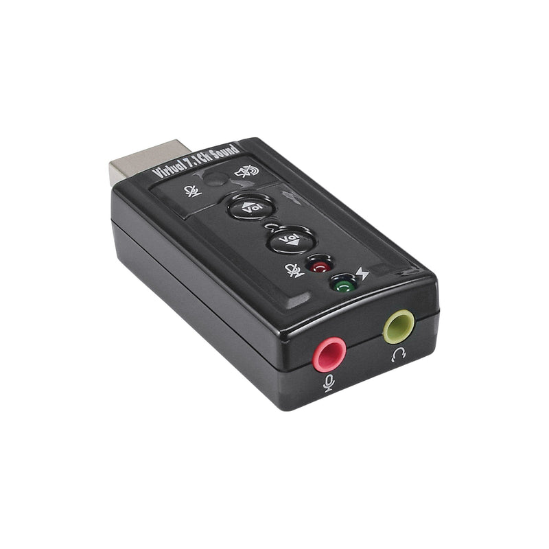 Inline Card Sound USB With Sound Envolvente Virtual 7.1