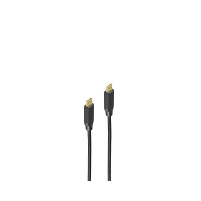 S-conn BS20-70025 USB Cable 1M USB 3.2 Gen 2 (3.1 Gen 2) USB C Black — image 1