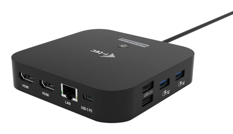 I-tec USB-C Dual HDMI Base Station Con Power Delivery 100W