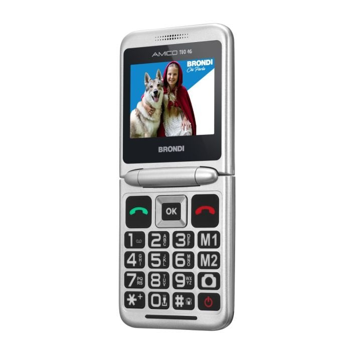 Brondi Amico Tuo 4G Black Metal Ita