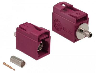 Delock Fakra L Jack 21MM Short Crimpar — image 1