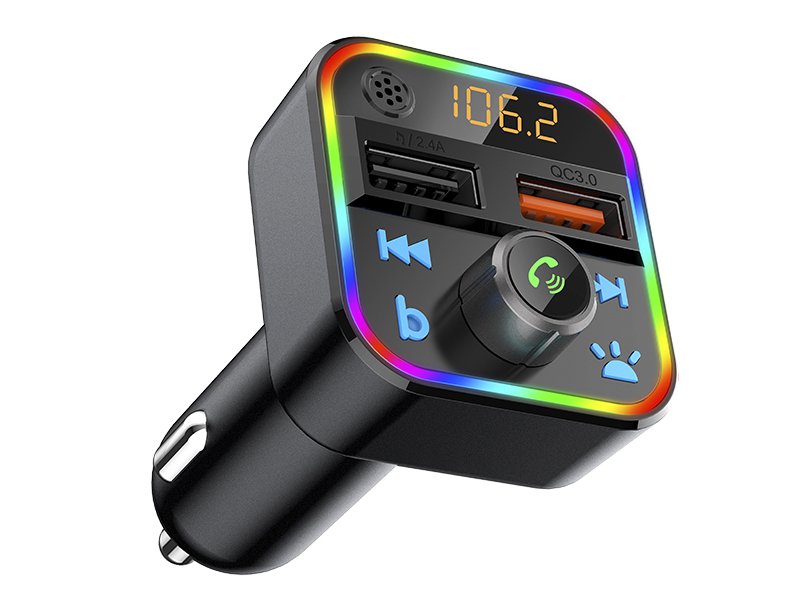 Blow Transmiter Fm Bluetooth 5.1 + QC3.0 Rbg