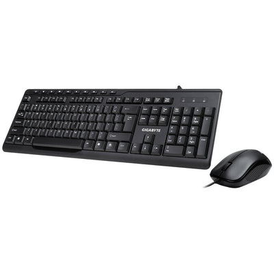 Gigabyte Combo Keyboard Mouse KM6300 Black USB — image 1