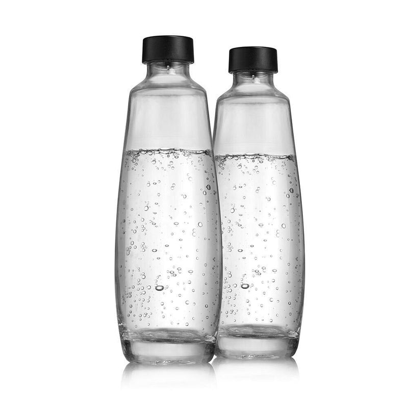Sodastream Bottle Glass Duo, 1 Litro, Paquete 2, Jarra