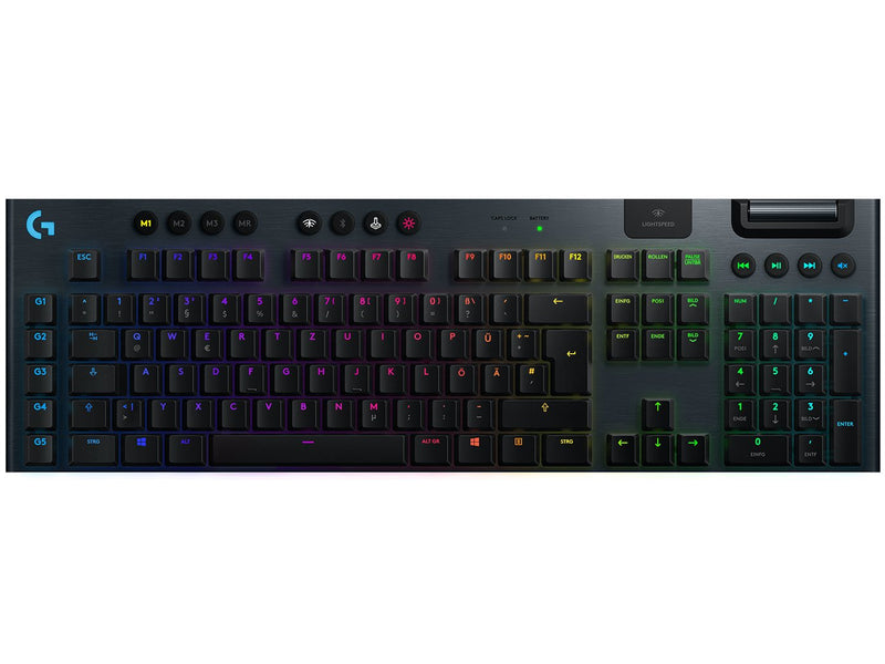 Logitech G 920-008955 Keyboard Set RF Wireless + Bluetooth Qwertz German Black