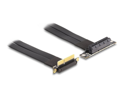 Delock 88044 Card Elevadora Pci Express X4 Male With Ángulo 90° a Slot X4 With Ángulo 90° With Cable 30CM — image 1