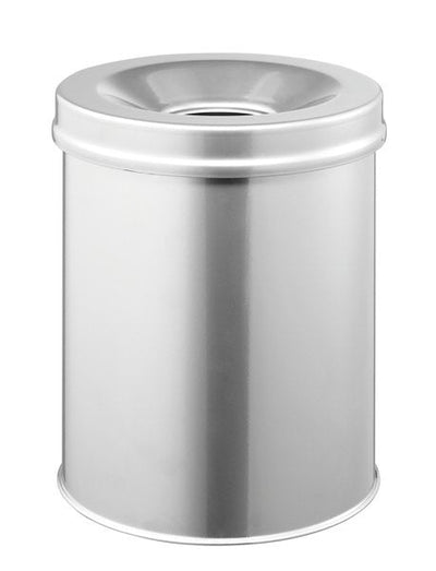 Durable Papelera Safe Round 15 Liter Silver — image 1