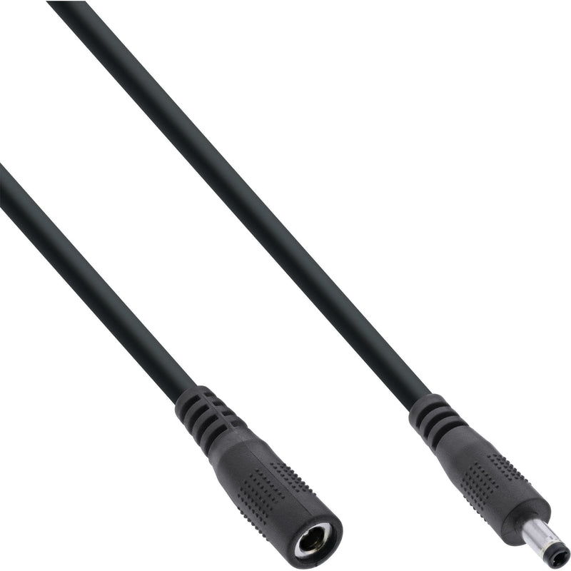 Inline Cable Extensión Cc , Plug Cc Male/Female 4,0X1,7MM, Awg 18, Black 3M