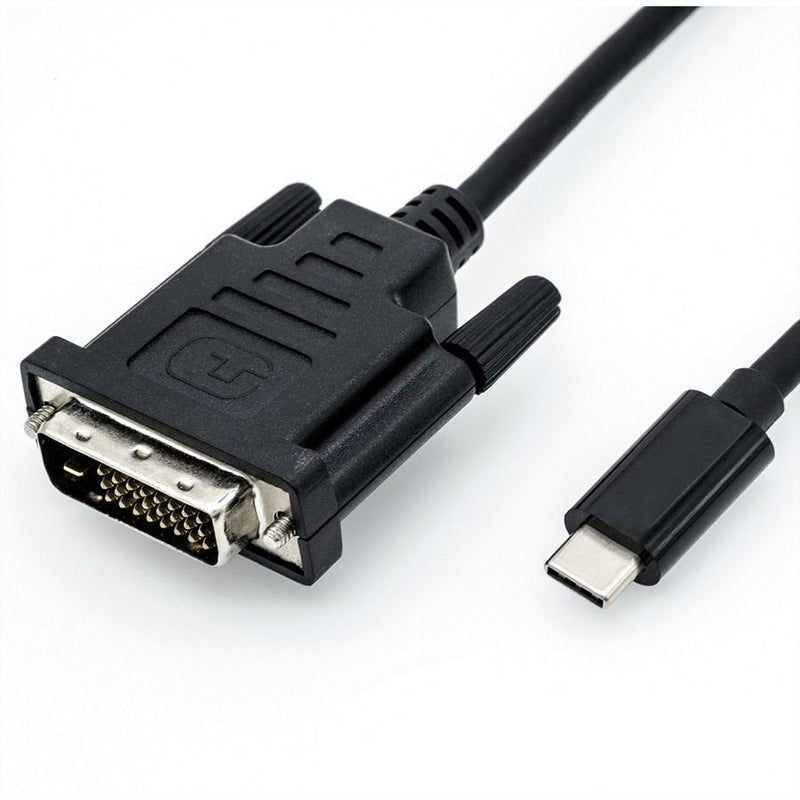 Roline USB Type-c - DVI Cable Adapter M M, 1M