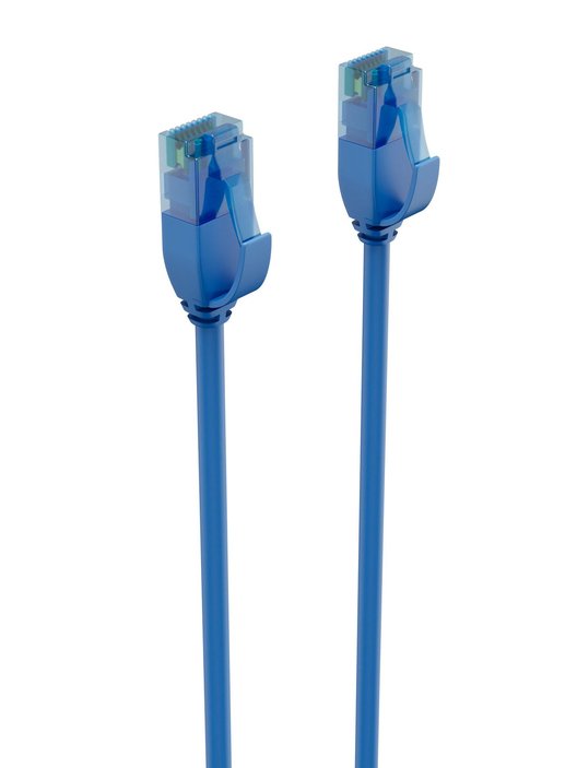 Shiverpeaks Network Cable Network Cable CAT.6 U/UTP Slim Blue 3M