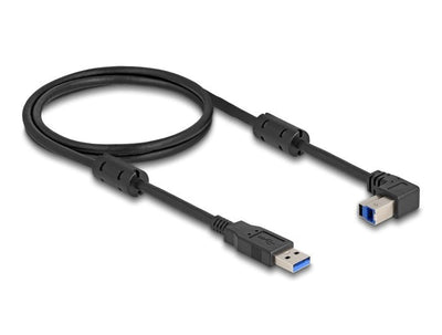 Delock USB 5Gbps Cable Type a Connector Male a Type B Connector Male 90° Arriba Angulado 1M — image 1