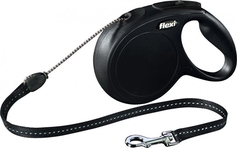 Flexi Cable Classic Cord M Black 8 Metres