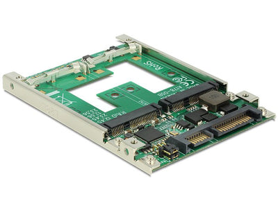 Delock Converter SATA 22PIN 2 X Msata 2,5 7MM — image 1