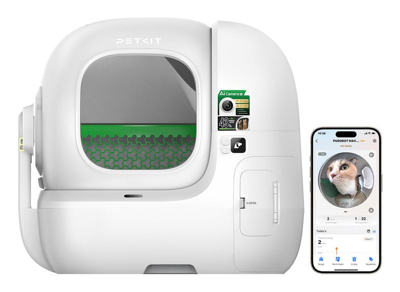 Petkit Arenero Gatos Autolimpiable Purobot Max. Pro 2 76L Control From App White
