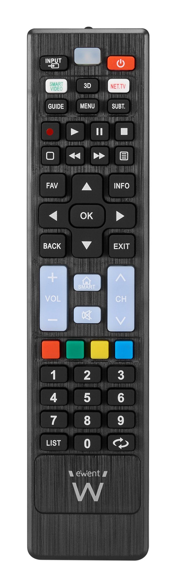Ewent Remote Control EW1577 Smart TV Lg Samsung Sony Hisense Tcl