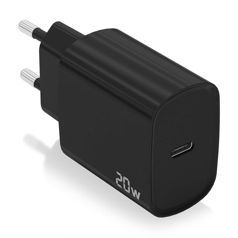 Aisens Charger USB-C PD 3.0 1 Port 1x USB-C 20W - Black