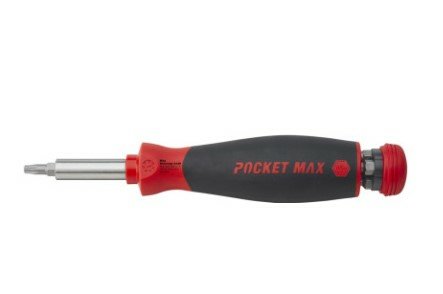 Wiha Screwdriver With Charger Puntas Pocketmax Magnetic Black/Red 9 Pieces