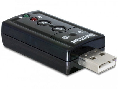 Delock Card Sound External USB 2.0 Virtual 7.1 24BIT 96KHZ — image 1