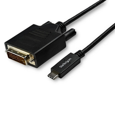 StarTech.com Cable Adapter 3M USB-C a DVI 1920 X 1200 Black USB Cable Type-c a DVI Cable Converter Vídeo Usbc — image 1