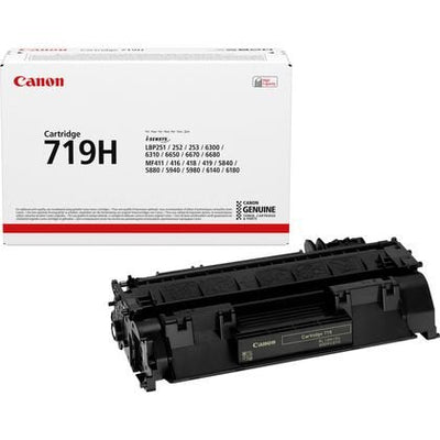 Canon 719H Black Cartridge Genuine Toner - 3480B012 — image 1