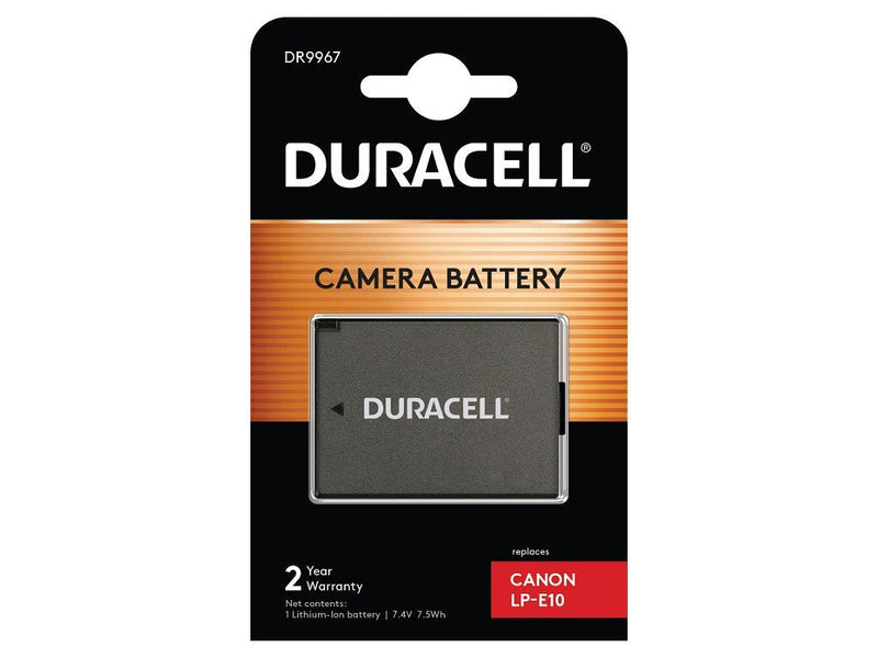 Duracell DR9967 Battery Camera/Writer Ión Litio 1020MAH (LP-E10)