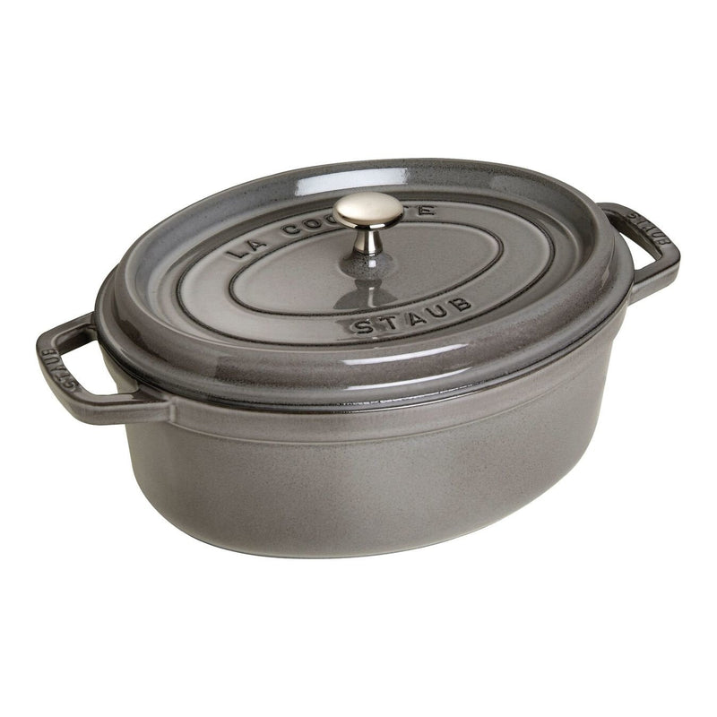Staub Cocotte Redonda , 31CM Hierro Fundido, Grey Graphite