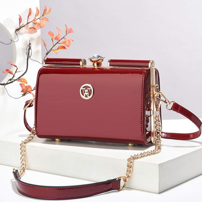 Niche Trendy Diamond-quilted Shoulder Bag With A Premium Texture