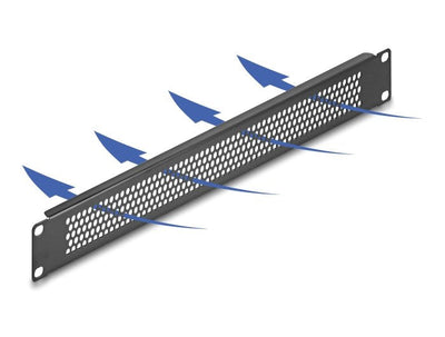 19? Blindpanel With Runden Orificios 1 He Black — image 1