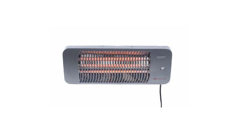 Sunred Heater LUG-2000W, Lugo Cuarzo Wall Infrarrojos, 2000W, Grey