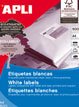 Apli Labels White Removible Inkjet, Láser And Fotocopiadoras / 105X148MM/ Cantos Rectos - 500 Hojas-