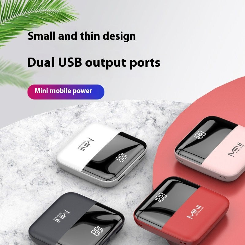 Digital Display Power Bank Fast Charge Mini Lightweight