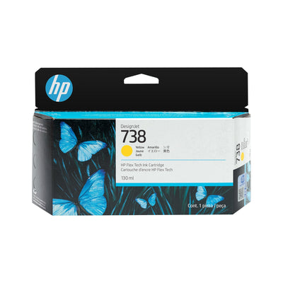 HP Ink 498N7A Yellow Genuine - 738 — image 1