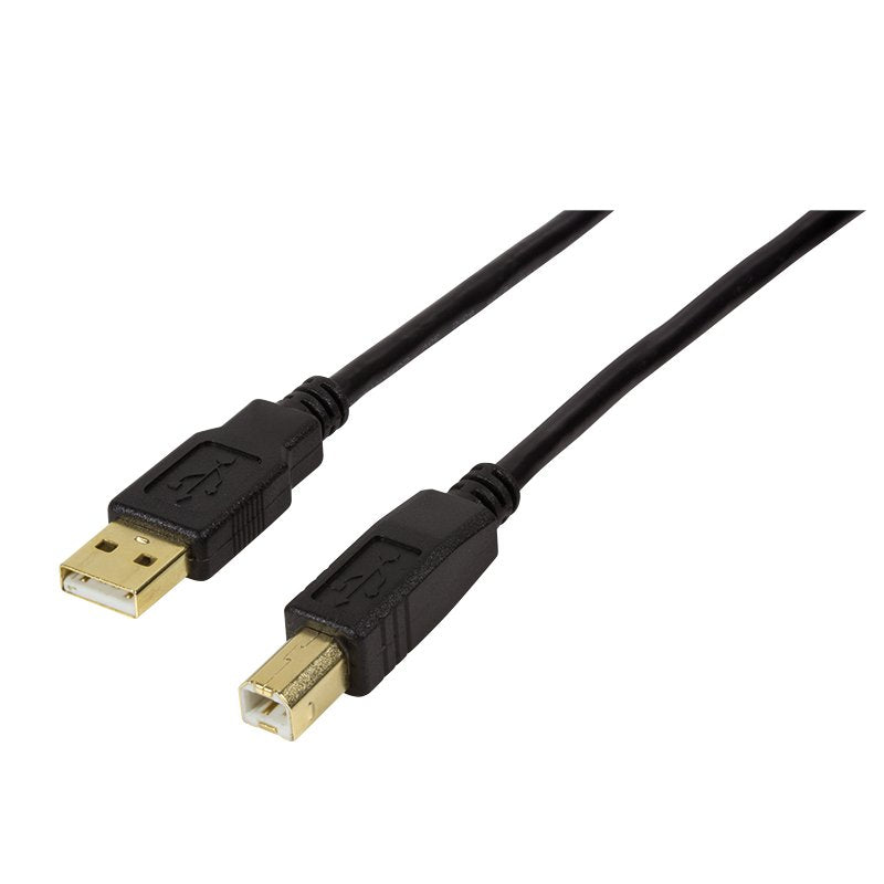 Logilink UA0266 USB Cable 20M 2.0 USB a USB B Black