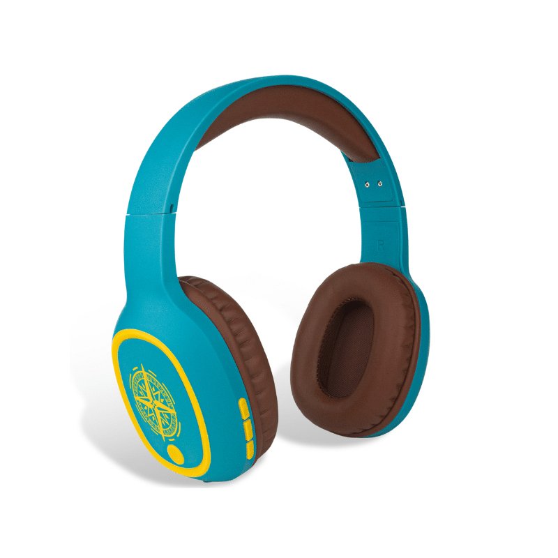 Headphones Lexip Adventure Classic Wireless And Alámbrico Set Bluetooth Brown Turquesa