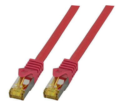 Efb RJ45 Network Cable S FTP, CAT.6A, Lszh, CAT.7 ROHK.,15M, Red — image 1
