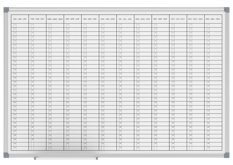 Maul Whiteboard Jahresplaner Maulstandard 60X90CM