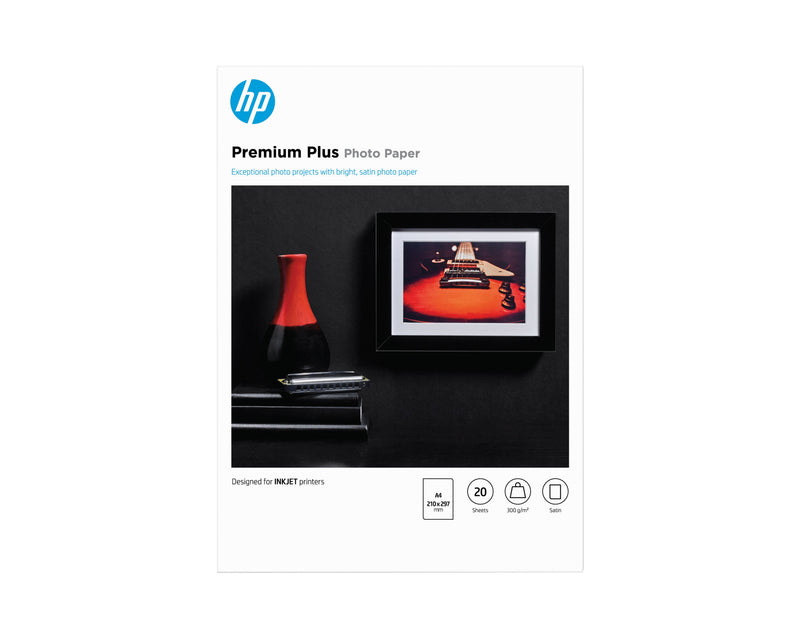 HP Genuine Paper Inkjet Fotografico Premium Semiglossy A4 300GR 20 Hojas