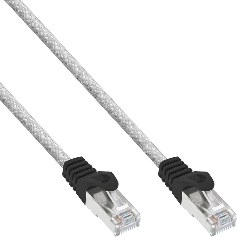 Inline Network Cable Sf/UTP CAT.5E Transparent 1M