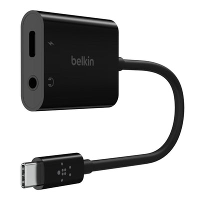 Belkin Rockstar USB-C a Connector Headphones / Adapter Charging USB-C Male a Miniconector USB-C Female 19.6CM  — image 1
