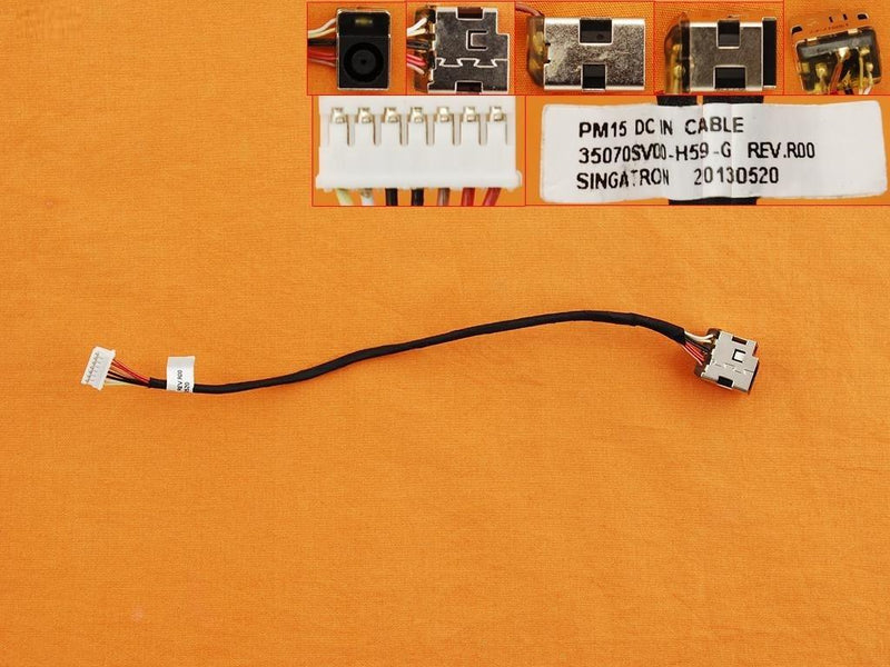 Connector DC Jack Laptop HP 2000 Compaq CQ57 7 Pins