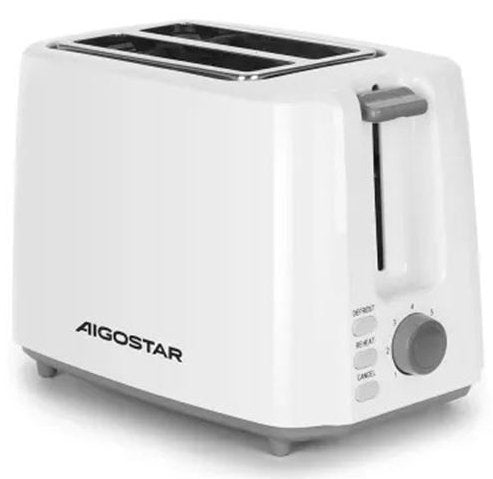 Aigostar Tostador With Power Adjustable 750W White