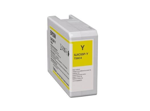 Epson SJIC55( And ) Ink Cartridge 1 Pieces Genuine Yellow