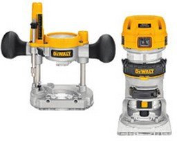 Dewalt Enrutador D26204K Amarillo/Plata 900 Watts Funda