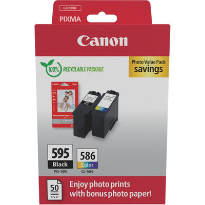 Canon Ink PG-595 CL-586 Photo Value Pack — image 1
