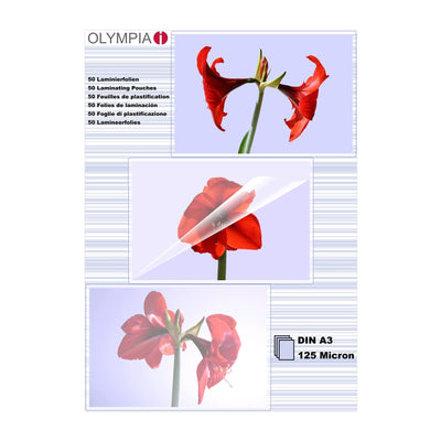 Olympia 1X50 Cases Plastificar Din A3 125 Micras 9175 — image 1
