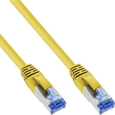 Inline Network Cable S/FTP Pimf CAT.6A Libre Halógenos 500MHZ Yellow 0.3M — image 1