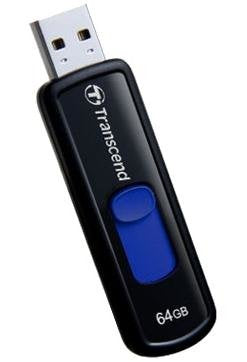 Transcend USB Flash Drive Jetflash Elite Jetflash 760, 64GB USB Type a 3.2 Gen 1 (3.1 Gen 1) Black Blue